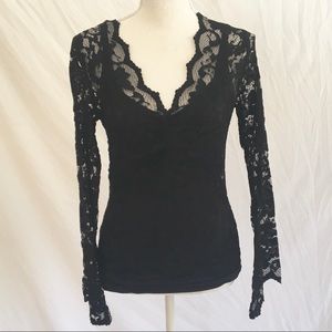 Nicowa Black Lace Top